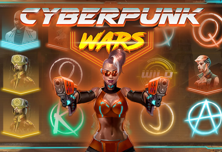 Cyberpunk Wars - Woohoo slot at Bet4U Casino Casino