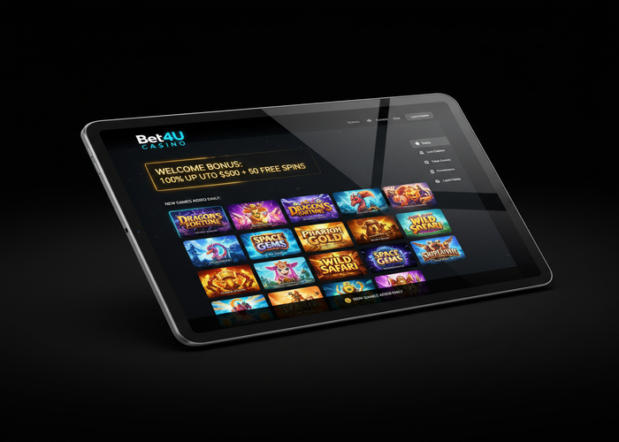 Bet4U Casino Casino in Tablet